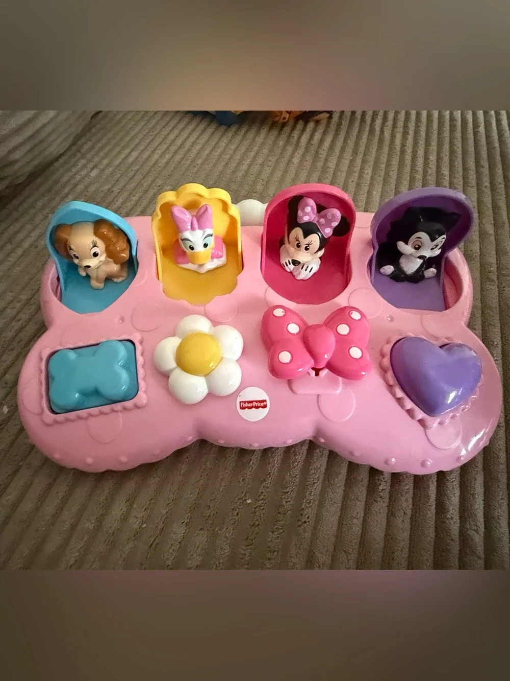 Fisher-Price Pink Minnie & Friends Pop-Up Learning Toy